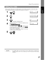 Предварительный просмотр 27 страницы Panasonic UF 890 - Panafax B/W Laser Operating Instructions Manual