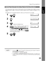 Предварительный просмотр 29 страницы Panasonic UF 890 - Panafax B/W Laser Operating Instructions Manual