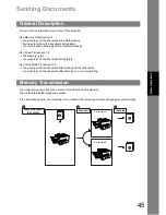 Предварительный просмотр 45 страницы Panasonic UF 890 - Panafax B/W Laser Operating Instructions Manual