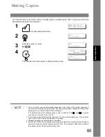 Предварительный просмотр 65 страницы Panasonic UF 890 - Panafax B/W Laser Operating Instructions Manual