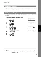 Предварительный просмотр 69 страницы Panasonic UF 890 - Panafax B/W Laser Operating Instructions Manual