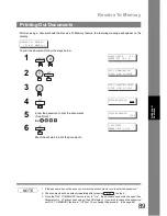 Предварительный просмотр 89 страницы Panasonic UF 890 - Panafax B/W Laser Operating Instructions Manual