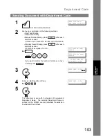 Предварительный просмотр 103 страницы Panasonic UF 890 - Panafax B/W Laser Operating Instructions Manual