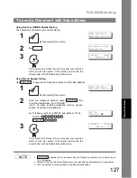 Предварительный просмотр 127 страницы Panasonic UF 890 - Panafax B/W Laser Operating Instructions Manual