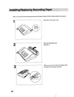 Preview for 23 page of Panasonic UF-V60 Operation Manual