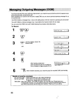 Preview for 43 page of Panasonic UF-V60 Operation Manual