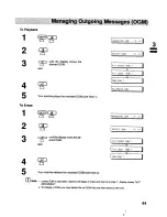 Preview for 44 page of Panasonic UF-V60 Operation Manual