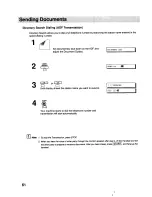 Preview for 61 page of Panasonic UF-V60 Operation Manual