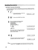 Preview for 67 page of Panasonic UF-V60 Operation Manual