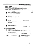 Preview for 74 page of Panasonic UF-V60 Operation Manual