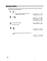 Preview for 75 page of Panasonic UF-V60 Operation Manual