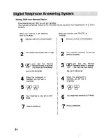 Preview for 81 page of Panasonic UF-V60 Operation Manual