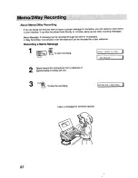 Preview for 87 page of Panasonic UF-V60 Operation Manual