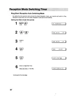 Preview for 97 page of Panasonic UF-V60 Operation Manual