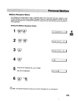 Preview for 106 page of Panasonic UF-V60 Operation Manual