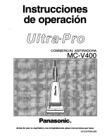 Предварительный просмотр 21 страницы Panasonic Ultra-Pro MC-V400 Operating Instructions Manual