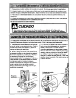 Предварительный просмотр 37 страницы Panasonic Ultra-Pro MC-V400 Operating Instructions Manual