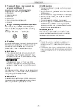 Preview for 7 page of Panasonic UltraHD DP-UB150 Operating Instructions Manual