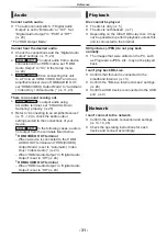 Preview for 31 page of Panasonic UltraHD DP-UB150 Operating Instructions Manual