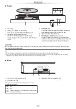 Preview for 9 page of Panasonic UltraHD DP-UB150 Owner'S Manual