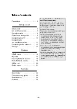 Preview for 4 page of Panasonic UltraHD DP-UB320 Operating Instructions Manual