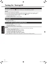 Preview for 14 page of Panasonic UT-MA6 series Operating Instructions Manual