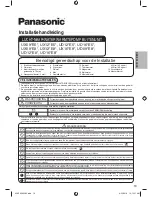 Предварительный просмотр 19 страницы Panasonic UX09*E5 Series Installation Manual