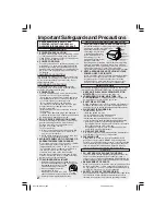 Preview for 2 page of Panasonic V-DF2702-K Operating Instructions Manual