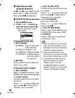 Preview for 26 page of Panasonic V-SD350V Operating Instructions Manual