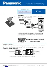 Panasonic V Series Manual preview