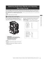 Предварительный просмотр 61 страницы Panasonic VariCam AJ-HPX3700G Operating Instructions Manual