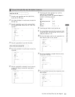 Предварительный просмотр 101 страницы Panasonic VariCam AJ-HPX3700G Operating Instructions Manual