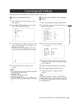 Предварительный просмотр 109 страницы Panasonic VariCam AJ-HPX3700G Operating Instructions Manual