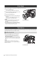 Предварительный просмотр 132 страницы Panasonic VariCam AJ-HPX3700G Operating Instructions Manual