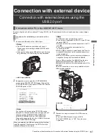 Предварительный просмотр 147 страницы Panasonic VariCam AJ-HPX3700G Operating Instructions Manual