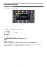 Предварительный просмотр 173 страницы Panasonic VARICAM LT Operating Manual