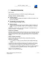 Preview for 9 page of Panasonic VAS 6150 Startup/Unpacking Instructions