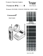 Panasonic VB44210A - BUSINESS TELEPHONE User Manual preview