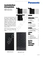 Preview for 1 page of Panasonic VBHN240SE10 General Installation Manual