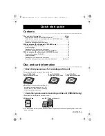 Preview for 1 page of Panasonic VDR D100 - Palmcorder Camcorder - 680 KP Quick Start Manual