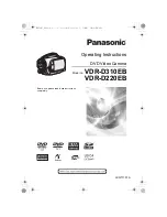 Panasonic VDR-D220EB Operating Instructions Manual preview