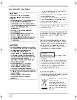 Preview for 2 page of Panasonic VDR-D220GN Operating Instructions Manual