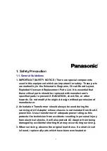 Preview for 2 page of Panasonic VDR-D250EG Service Manual