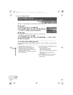 Предварительный просмотр 72 страницы Panasonic VDR-D250GN Operating Instructions Manual