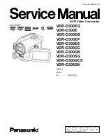 Предварительный просмотр 1 страницы Panasonic VDR-D300EG Service Manual