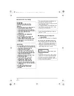 Предварительный просмотр 2 страницы Panasonic VDR-D310EP Operating Instructions Manual