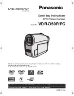 Panasonic VDR-D50 Operating Instructions Manual preview