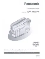 Предварительный просмотр 1 страницы Panasonic VDR-M10 Operating Manual