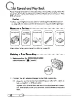 Предварительный просмотр 12 страницы Panasonic VDR-M10 Operating Manual