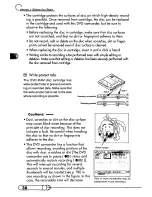 Предварительный просмотр 38 страницы Panasonic VDR-M10 Operating Manual